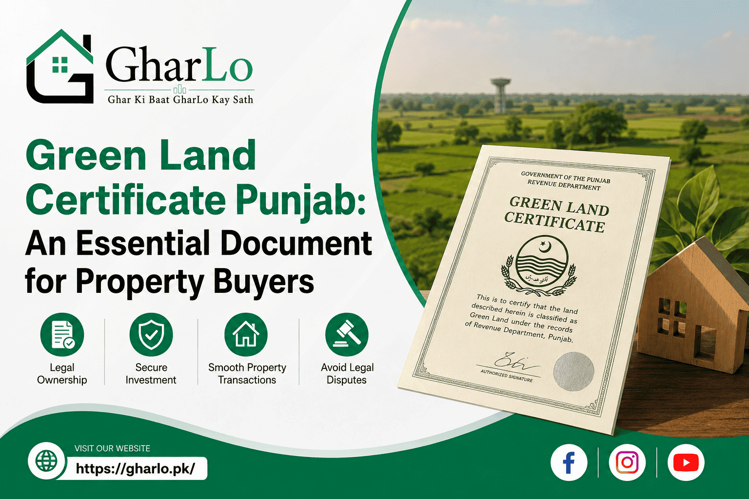 Green Land Certificate Punjab: An Essential Document for Property Buyers