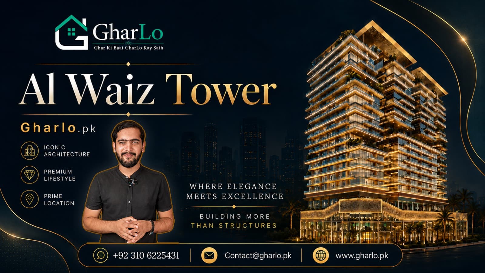 𝐀𝐥-𝐖𝐚𝐢𝐳 𝐓𝐨𝐰𝐞𝐫 𝐋𝐚𝐡𝐨𝐫𝐞 | 𝐌𝐨𝐝𝐞𝐫𝐧 𝐋𝐢𝐯𝐢𝐧𝐠 & 𝐒𝐦𝐚𝐫𝐭 𝐈𝐧𝐯𝐞𝐬𝐭𝐦𝐞𝐧𝐭 𝐨𝐧 𝐌𝐚𝐢𝐧 𝐂𝐚𝐧𝐚𝐥 𝐑𝐨𝐚𝐝