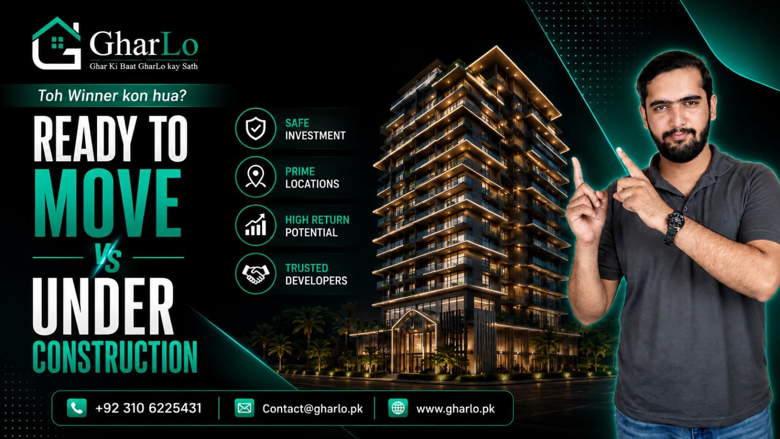 Ready to Move vs Under Construction Property | Which Is Better for Investment? | Gharlo.pk