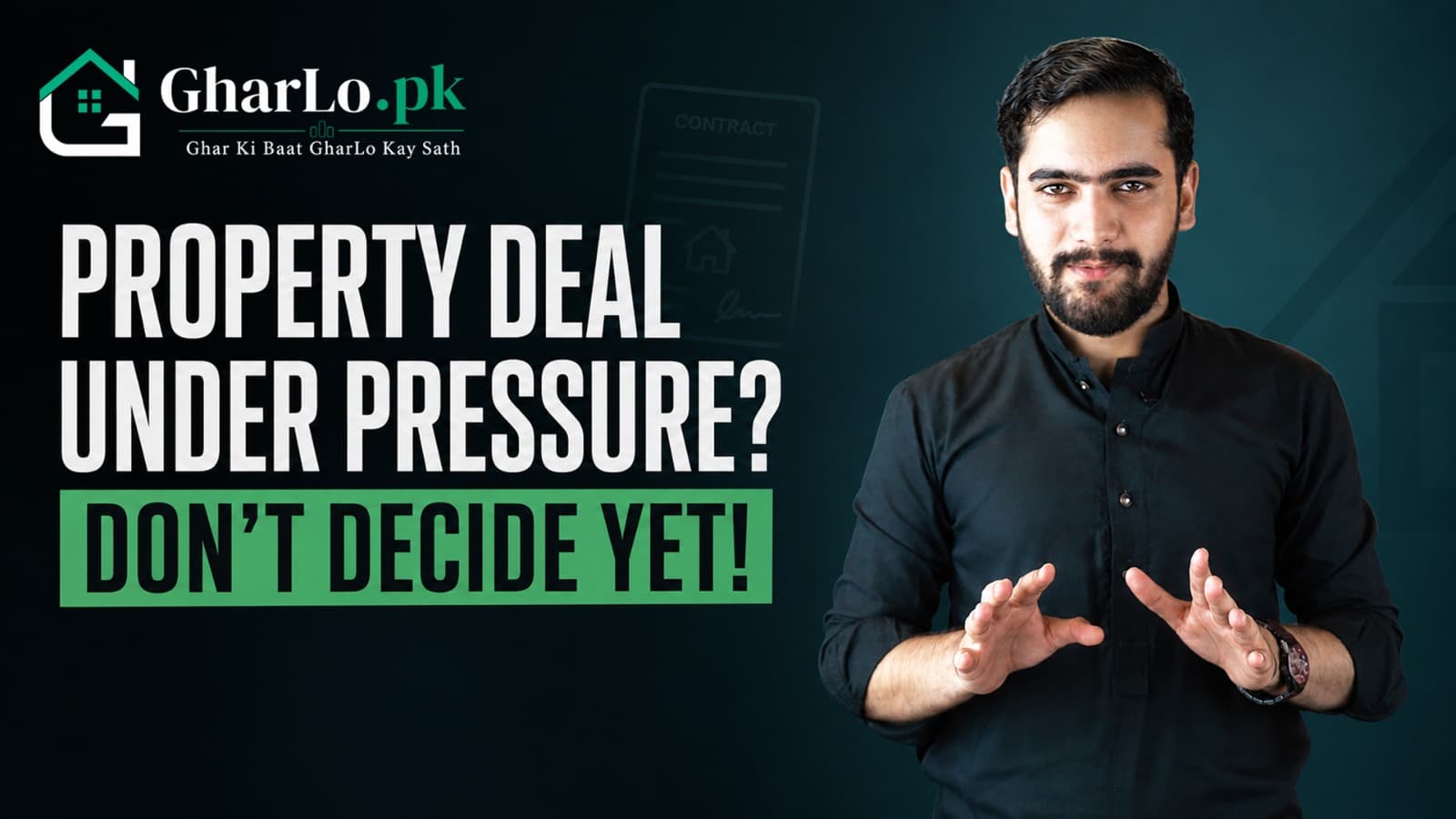 PROPERTY DEAL Under Pressure? DONT DECIDE YET!