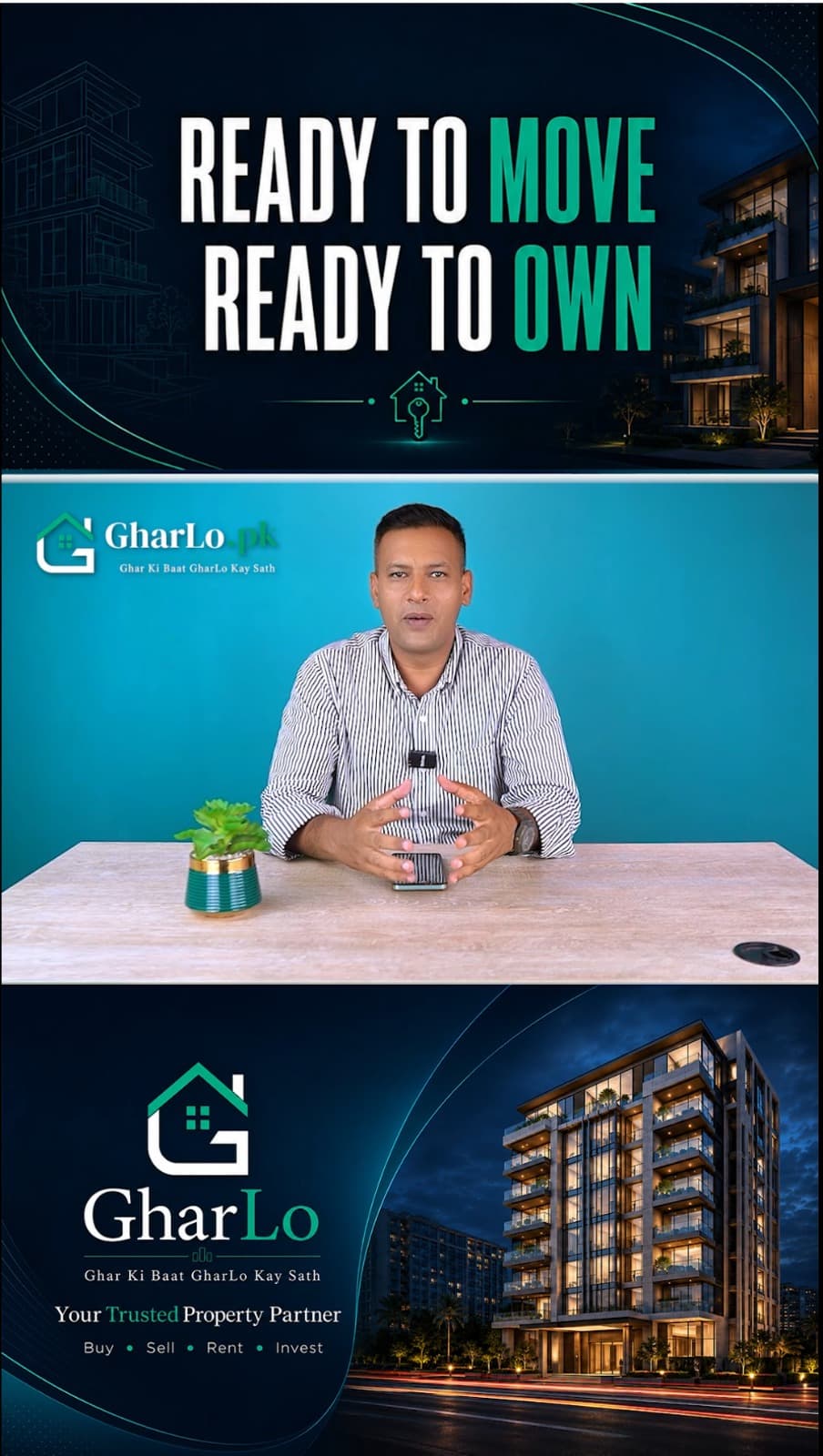 𝐑𝐞𝐚𝐝𝐲-𝐭𝐨-𝐌𝐨𝐯𝐞 𝟗𝟎𝟎 𝐒𝐪. 𝐅𝐭. 𝐀𝐩𝐚𝐫𝐭𝐦𝐞𝐧𝐭 🏡 | 𝟓𝟎% 𝐏𝐚𝐲𝐦𝐞𝐧𝐭 𝐎𝐩𝐭𝐢𝐨𝐧 | 𝐆𝐡𝐚𝐫𝐋𝐨.𝐩𝐤.𝐩𝐤