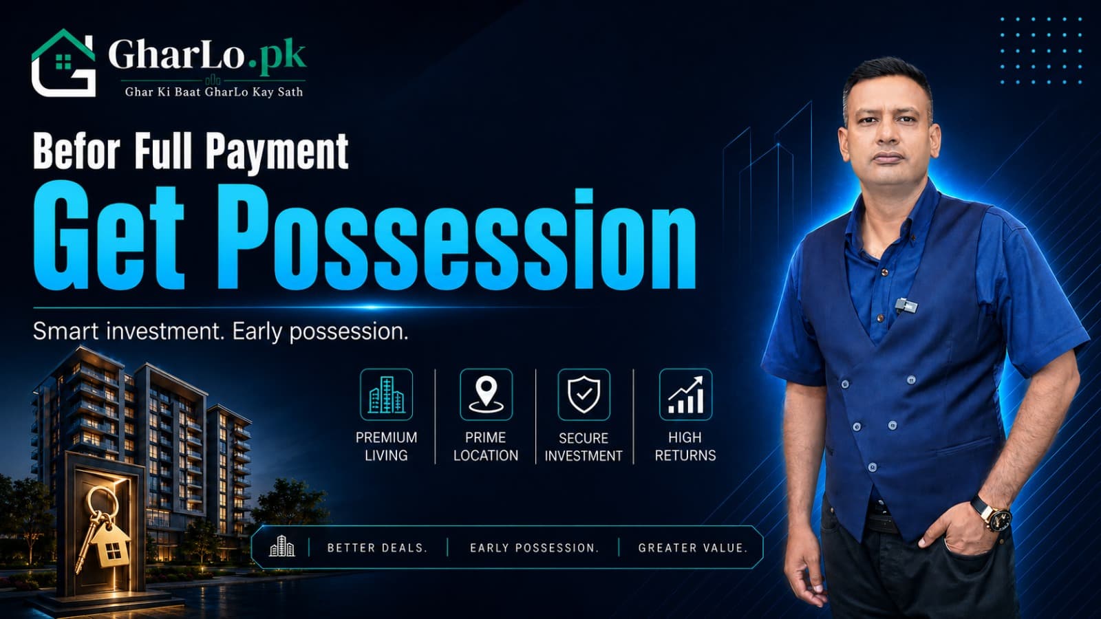 🏡 2 Bedroom Apartment on Installments | Down Payment, Payment Plan & Possession Explained