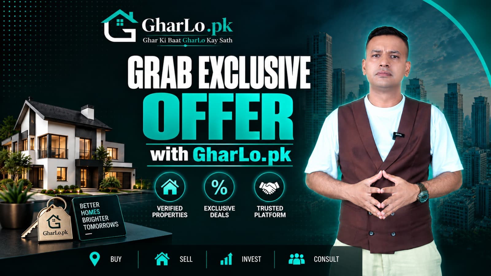 Promote this Short  @Gharlo.pk_pakistan Exclusive Lahore Property Offer 🏢 | PKR 15,000/Sq Ft | Flexible 50% Payment Plan  Like  0  Share  Remix  Exclusive Lahore Property Offer 🏢 | PKR 15,000/Sq Ft | Flexible 50% Payment Plan